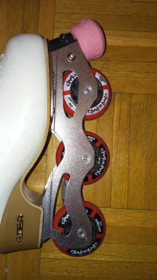 Patines Artísticos Línea Blancos T38