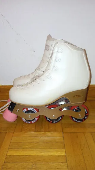 Patines Artísticos Línea Blancos T38