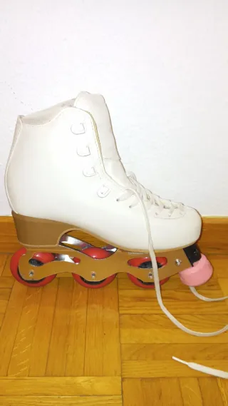 Patines Artísticos Línea Blancos T38