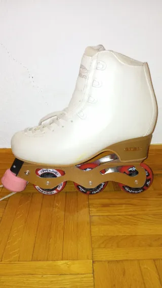 Patines Artísticos Línea Blancos T38