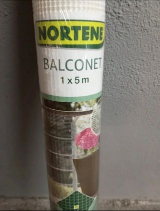 Malla para balcón Nortene 1x5m