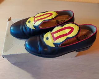 Zapatos Moros Talla 43 Negro Rojo Amarillo