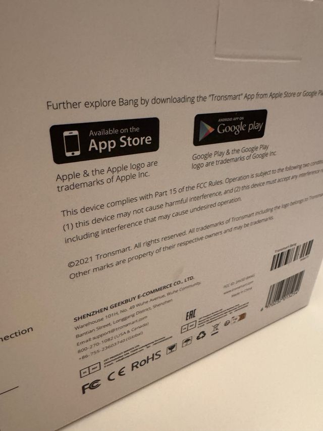 Tronsmart Bang Edición Mejorada Altavoz Portátil