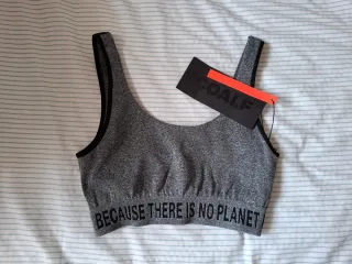 Sujetador deportivo Ecoalf gris Talla S