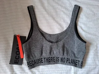 Sujetador deportivo Ecoalf gris Talla S