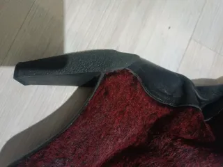 Botas Farrutx Piel Roja y Negra