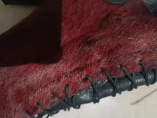 Botas Farrutx Piel Roja y Negra