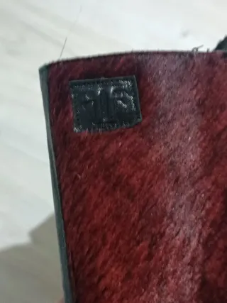 Botas Farrutx Piel Roja y Negra