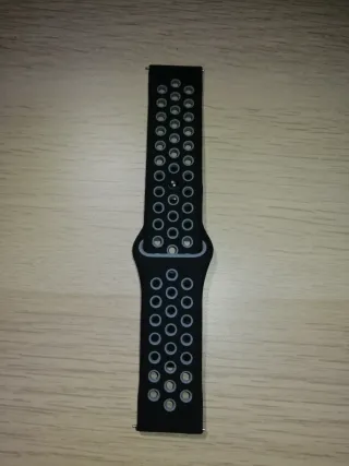 Correa de reloj negra y gris