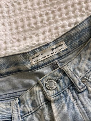 Shorts vaqueros Stradivarius rayas