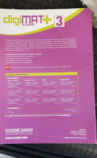 "DigiMAT 3" Algebra,geometria,quad.competenze