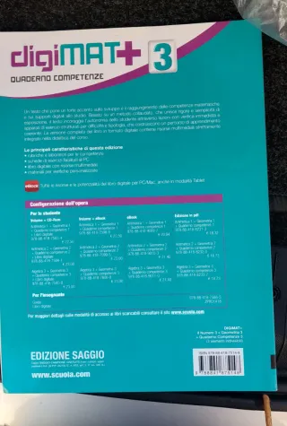 "DigiMAT 3" Algebra,geometria,quad.competenze