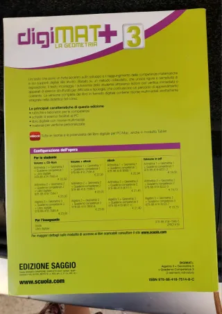 "DigiMAT 3" Algebra,geometria,quad.competenze