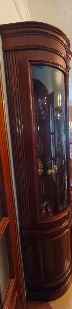 Vitrina Aparador Madera Cristal