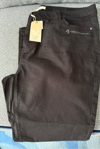 Pantalón vaquero October Casual negro XXL