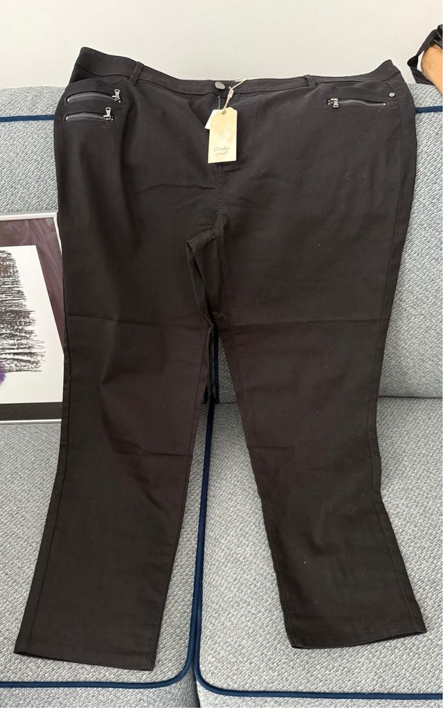 Pantalón vaquero October Casual negro XXL