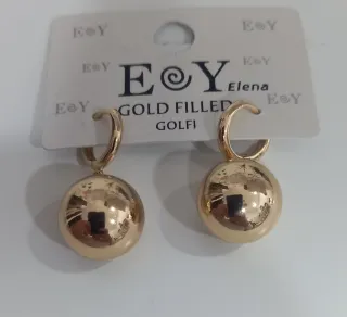 Pendientes E&Y Elena Bolas Doradas