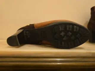 Botines Vitti Love Piel y Ante Marrón