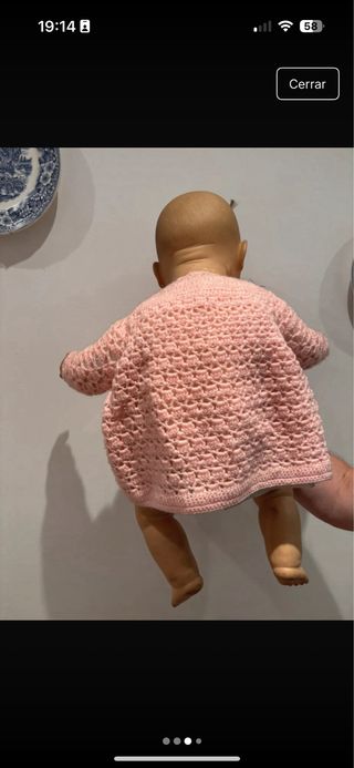 Muñeca bebé vintage grande