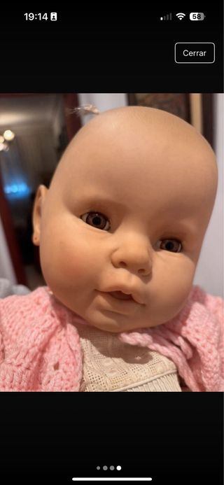 Muñeca bebé vintage grande