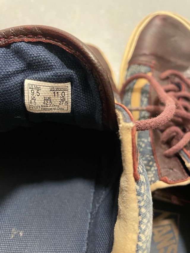 Vans Scarpe Pelle Uomo Taglia 42.5