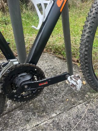 Bicicleta Scott Montaña Negra Naranja