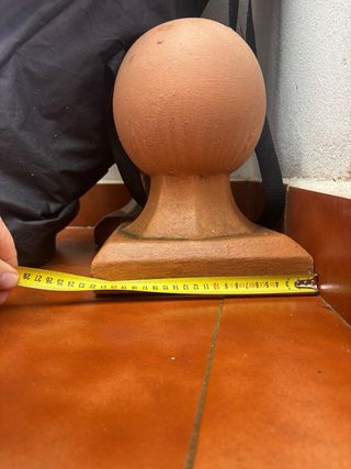 Remate de hormigón para valla