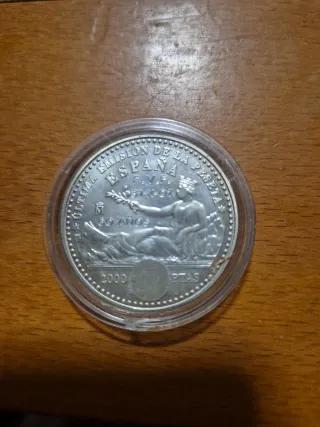 Moneda 2000 Pesetas Carlos y Sofía 2001
