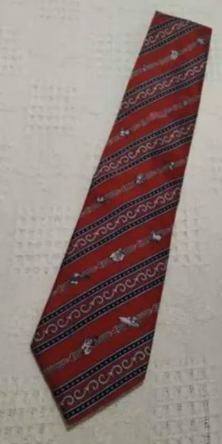 Corbata The Sai Jai Thai Foundation Roja Estampada