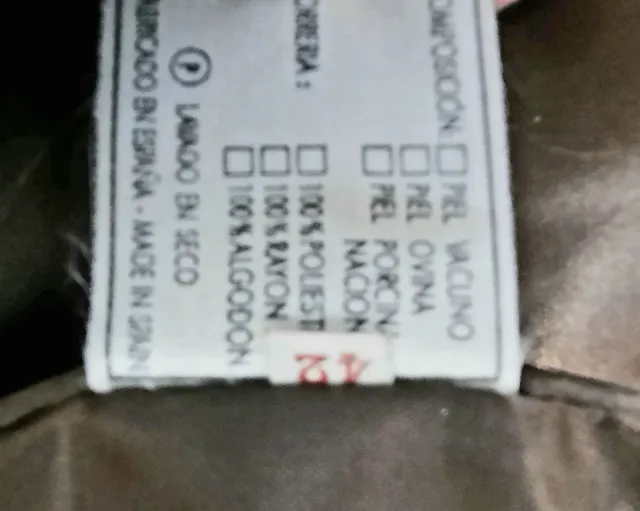 Abrigo ante Jose Roca con puños zorro