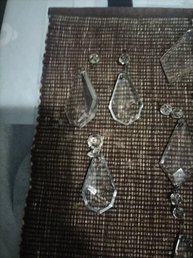 Lágrimas de cristal vintage