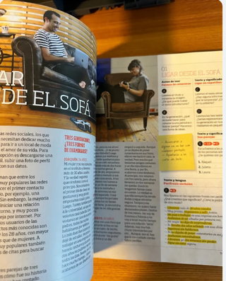 Bitacora curso B2. Libro y cuaderno.