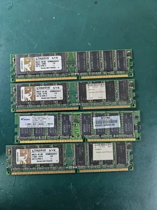 Memorias RAM PC DDR3, DDR2, DDR400