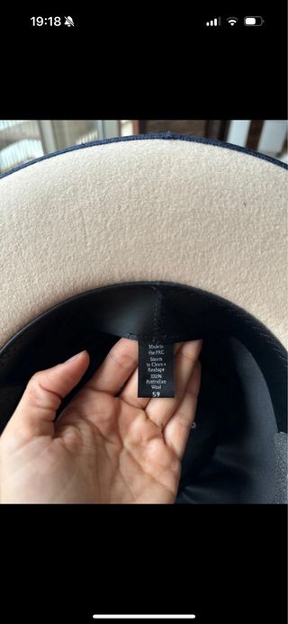 Sombrero Cowboy Beige y Gris