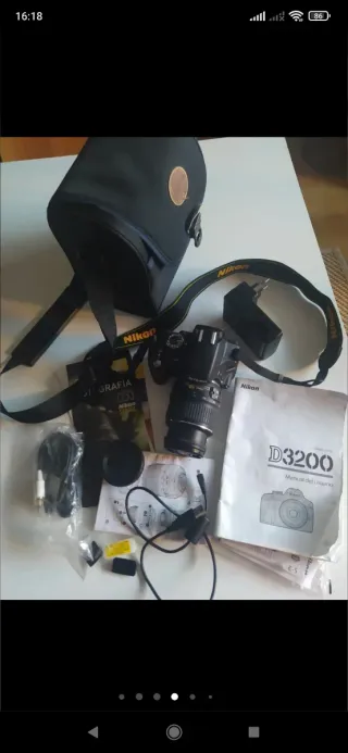 Cámara Nikon D3200 Reflex Digital
