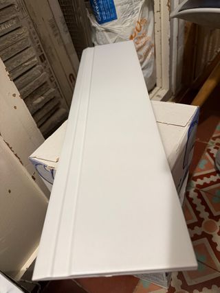 Lote Rodapié Blanco Mate 15x60