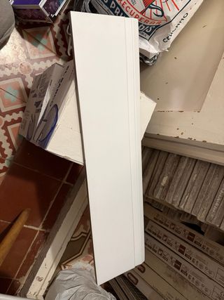 Lote Rodapié Blanco Mate 15x60