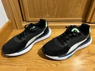 Tenis Puma Negros y Blancos