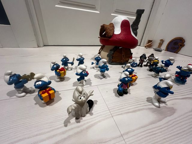 Casa Pitufos y Pitufos