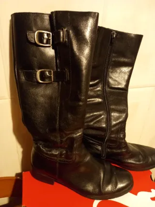 Botas altas mujer negras