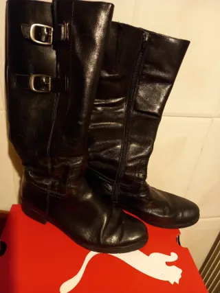 Botas altas mujer negras