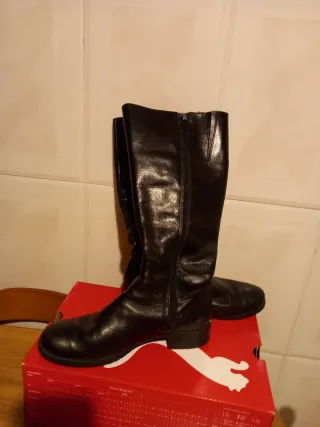 Botas altas mujer negras