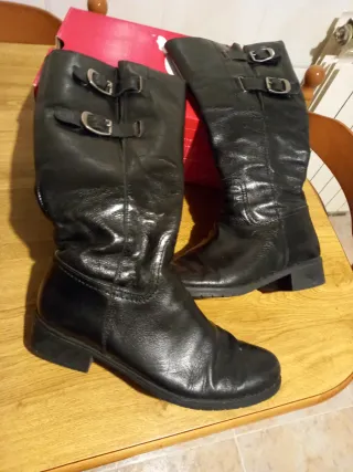 Botas altas mujer negras