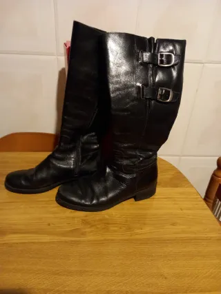 Botas altas mujer negras