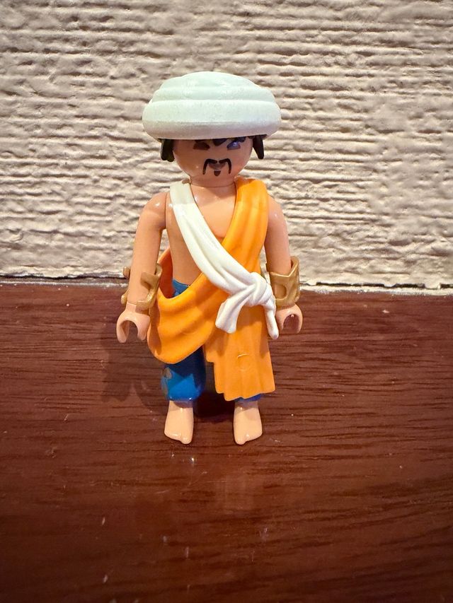 Playmobil Belén Pastor Turban Naranja