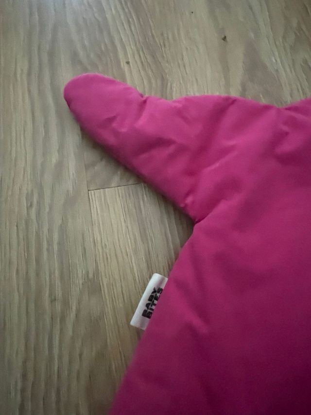 Saco dormir bebé tiburón rosa