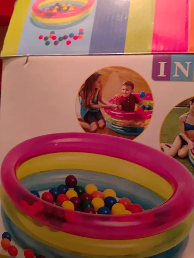Piscina de Bolas Intex Multicolor
