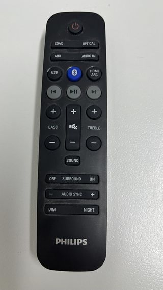 Barra de Sonido Philips Negra y Plateada