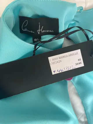 Vestido Carmen Horneros Talla 40 Nuevo