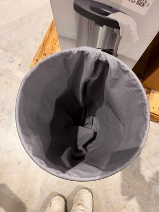 Cubo Ropa Sucia Brabantia Blanco 60L